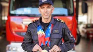 Strażak z Rybnika mistrzem olimpijskim służb mundurowych. Z igrzysk wrócił z trzema medalami
