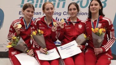 Szermierka: Alicja Klasik i Kinga Zgryźniak w złotej drużynie mistrzostw Europy juniorek w Tallinie