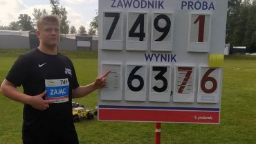 Lekkoatletyka: Szymon Zając mistrzem Polski do lat 16 w rzucie dyskiem