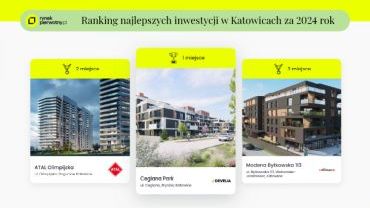 Ranking Inwestycji 2024 w Katowicach – na co dziś zwracają uwagę kupujący?