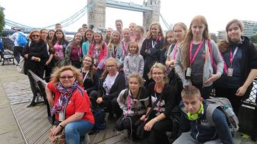 Młodzież z Boguszowic na wycieczce w Londynie