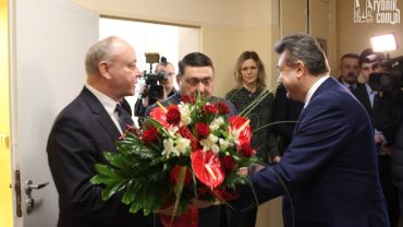 Gaszowice: otwarcie nowego biura posła Janika i senatora Piechy