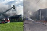 Czarny, gryzący dym nad Czerwionką-Leszczynami. Pali się hala produkcyjna (zdjęcia)