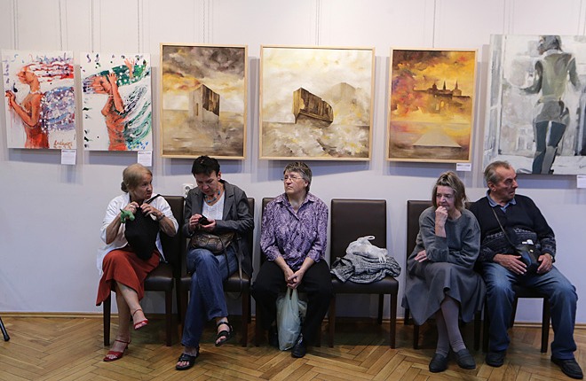 Wystawa malarstwa europejskiego w rybnickim teatrze, Dominik Gajda