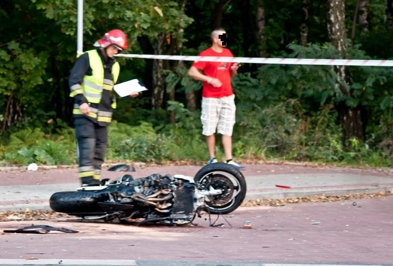 Tragiczny wypadek na ul. Raciborskiej. Zginął 23-letni motocyklista, Tomasz Pieruszka