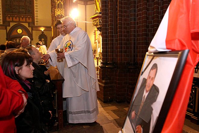 Msza św. w intencji ofiar katastrofy Smoleńsku, Dominik Gajda