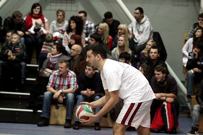 WOŚP: mecz TS Volley - kabareciarze, Dominik Gajda