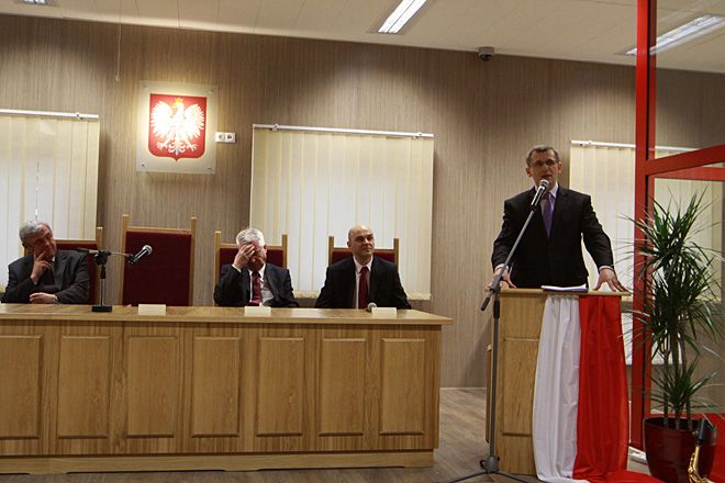 Otwarcie nowej siedziby sądu okręgowego, Dominik Gajda