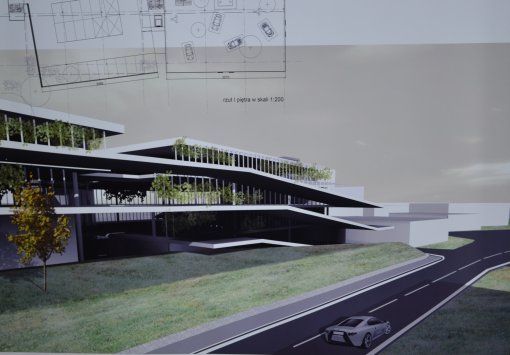 Studenci architektury opracowali koncepcję wielopoziomowego parkingu