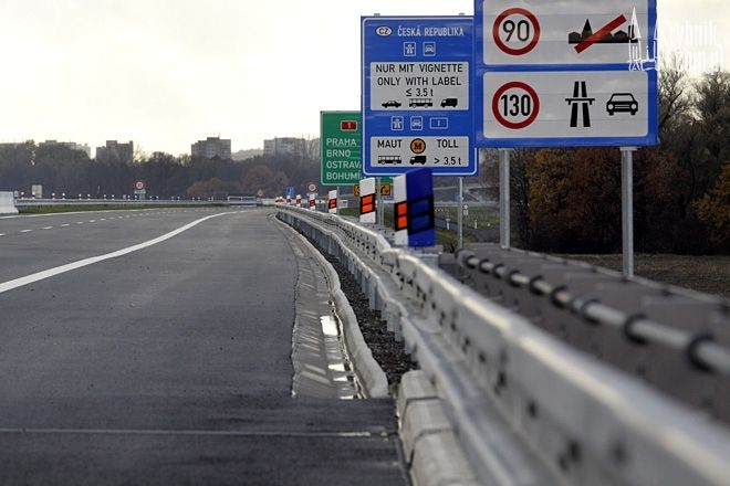 Zdjęcia autostrady D1 w Czechach