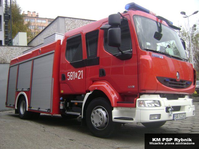 Nowy wóz bojowy rybnickich strażaków, Komenda Miejska Państwowej Straży Pożarnej w Rybniku