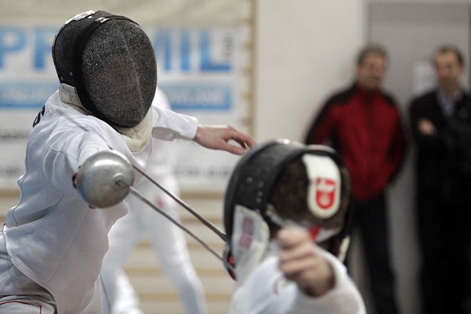 Szermierka: Puchar Polski Juniorów w Boguszowicach, Dominik Gajda (archiwum)