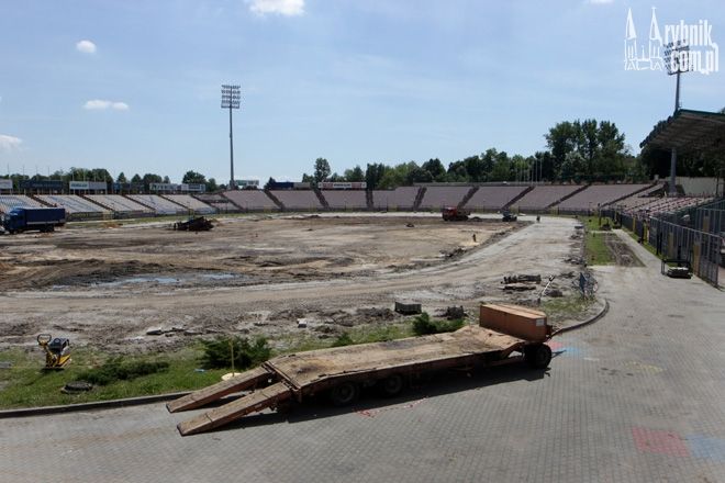 Trwa remont stadionu przy Gliwickiej, Dominik Gajda