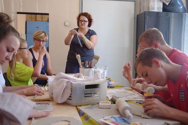 Czerwionka: dzieci spędzają wakacje na warsztatach ceramicznych, Hanna Piórecka-Nowak