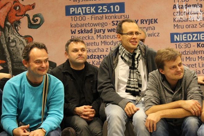 Ryjek 2013: konferencja prasowa kabaretów w Focus Mall, Wacław Wrana