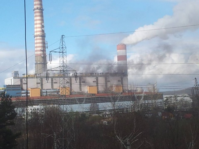 Pożar elektrowni w Rybniku, Zdjęcia czytelników, Dominik Gajda