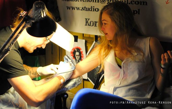 Konwencja tatuażu w Łodzi z udziałem rybniczan, Arkadiusz Kera Kerson, Olga Adamska