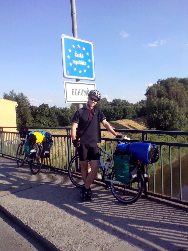 Zdjęcia z wakacji rybniczan 2014: rowerem do Rzymu, Czytelnik Piotr