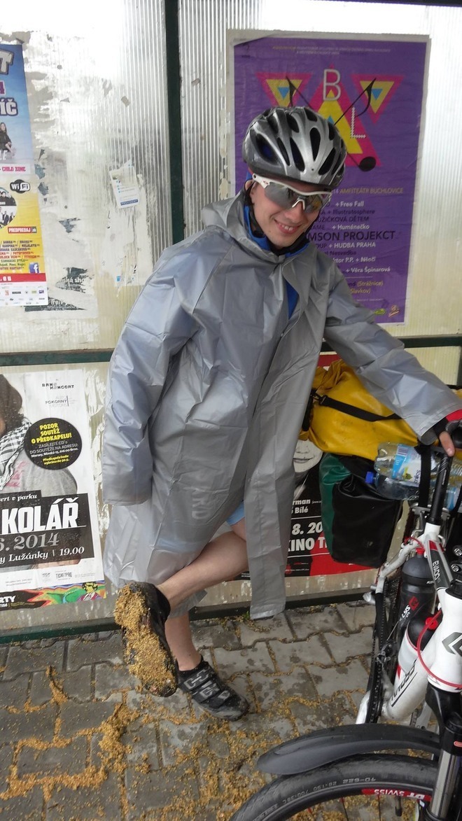 Zdjęcia z wakacji rybniczan 2014: rowerem do Rzymu, Czytelnik Piotr
