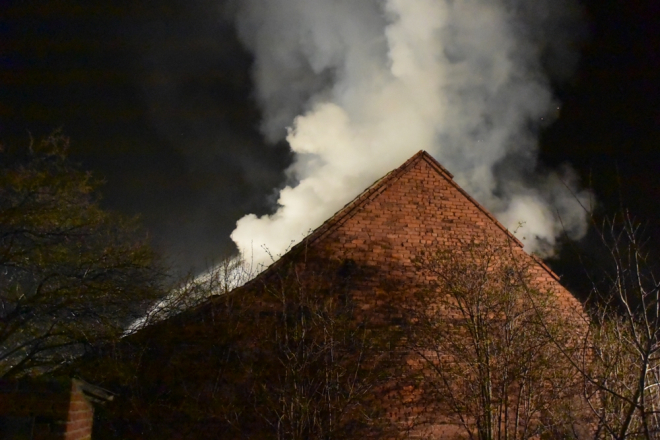 Pożar stodoły w Szczerbicach, OSP Gaszowice
