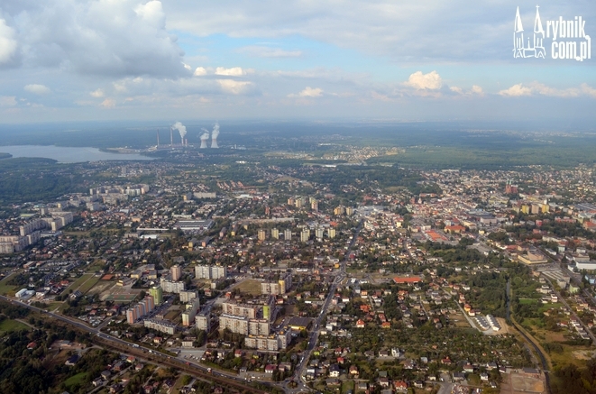 Lecieliśmy samolotem nad Rybnikiem. Jak wygląda nasze miasto z lotu ptaka?, Wacław Wrana