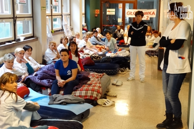 Strajk głodowy w rybnickim szpitalu. Pielęgniarki walczą o podwyżki, bf