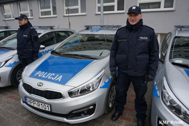 Policja w Rybniku otrzymała 4 nowe radiowozy, KMP Rybnik