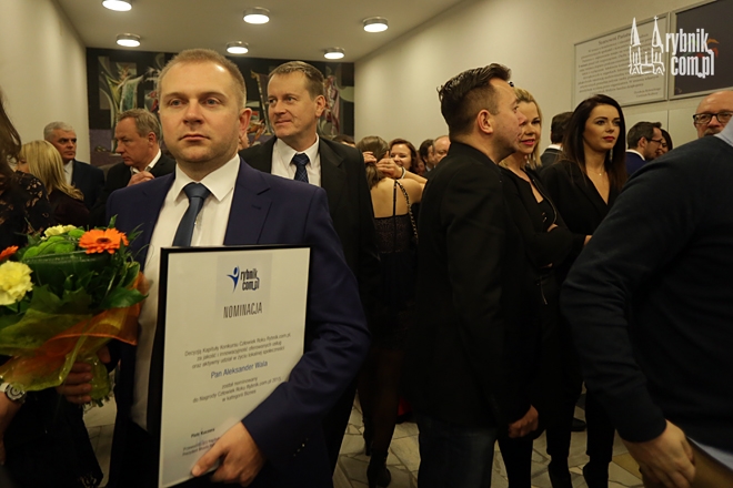 Gala finałowa Konkursu Człowiek Roku Rybnik.com.pl 2015, Dominik Gajda & Jan Grzenia