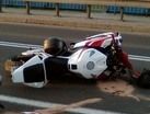 Poważny wypadek motocyklisty