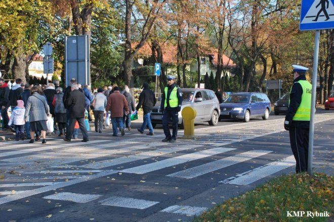 Policjanci podsumowali akcję „Znicz 2015”, KMP Rybnik