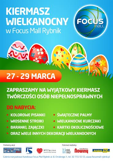 Focus Mall Rybnik: w ten weekend rusza V Kiermasz Wielkanocny, Materiały prasowe
