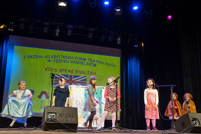 „Kids Speak English”, czyli I Przegląd Krótkich Form Teatralnych w Języku Angielskim , Materiały prasowe