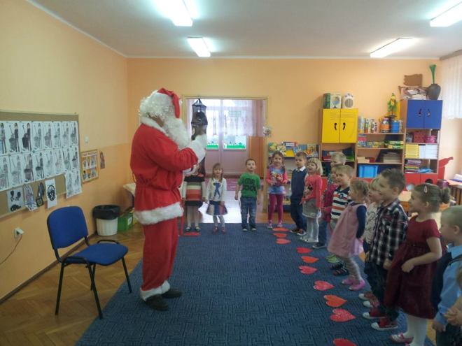 Święty Mikołaj odwiedził Przedszkole nr 36, materiały prasowe