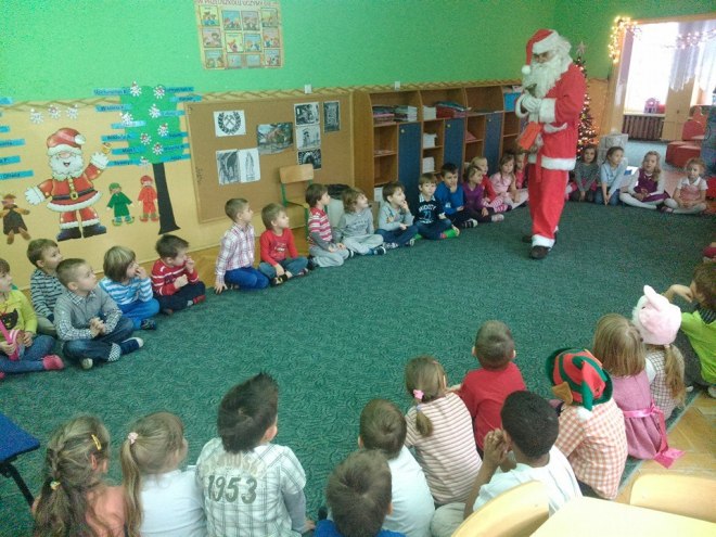 Święty Mikołaj odwiedził Przedszkole nr 36, materiały prasowe