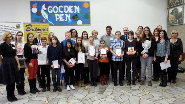 Poznaliśmy laureatów III Powiatowego Konkursu Literackiego Języka Angielskiego „Golden Pen”, materiały prasowe