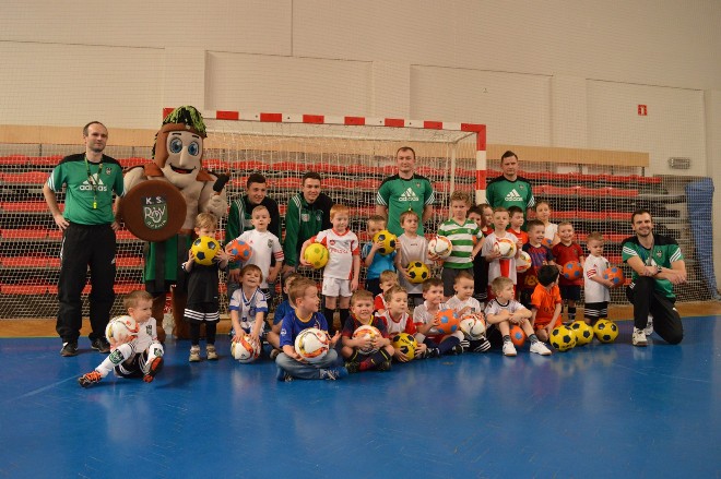 Przedszkolaki rozwijały piłkarskie talenty w Boguszowicach, materiały prasowe RKP ROW Rybnik