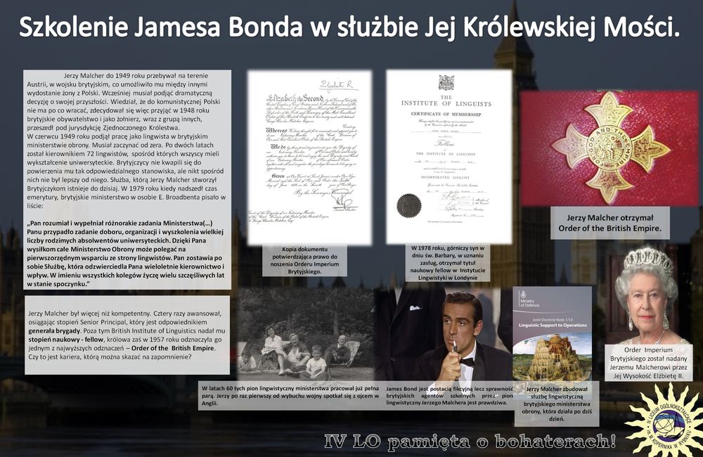 Wystawa w bibliotece: poznaj chwałowickiego nauczyciela Jamesa Bonda, 