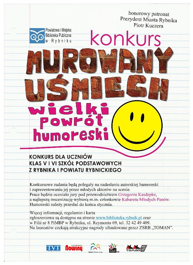 Kabaret Młodych Panów w jury! Weź udział w konkursie „Murowany uśmiech – wielki powrót humoreski”, materiały prasowe