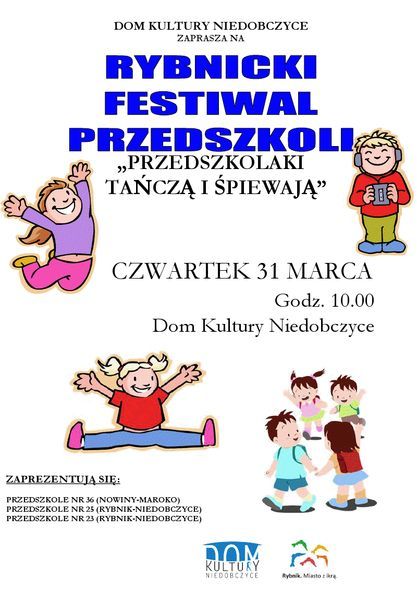 Rybnicki Festiwal Przedszkoli już dziś!, Materiały prasowe