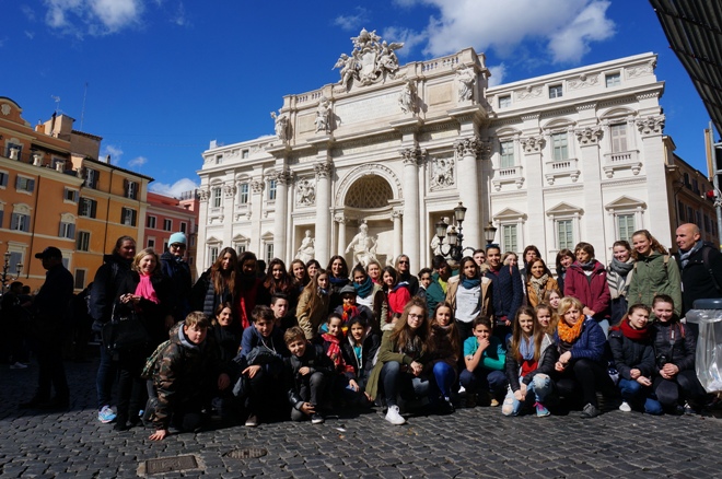 Gimnazjalistki ze Świerklan pojechały na Erasmusa do Rzymu, materiały prasowe Gimnazjum w Świerklanach