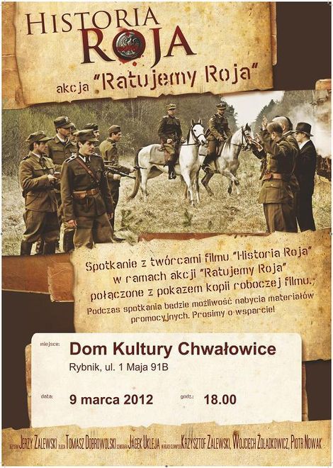 DK Chwałowice: dzieje Żołnierzy Wyklętych w „Historii Roja”, 