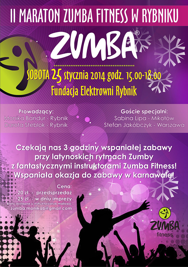 Zumba & Fitness: weź udział w trzygodzinnym maratonie! , 
