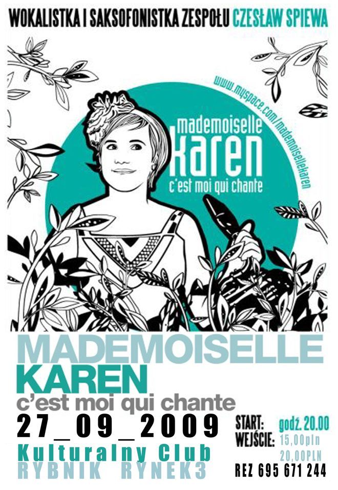 KC: wystąpi Mademoiselle Karen, 