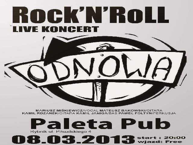 Paleta: rock’n’roll z zespołem Odnowa , 