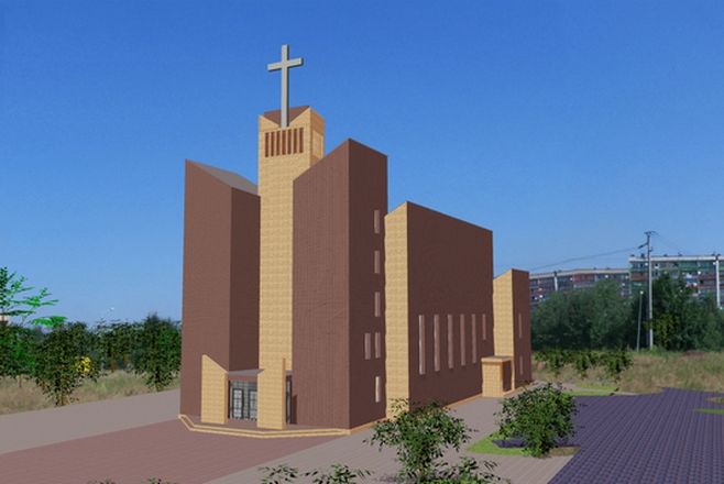 Tak będzie wyglądał nowy kościół na osiedlu Nowiny
