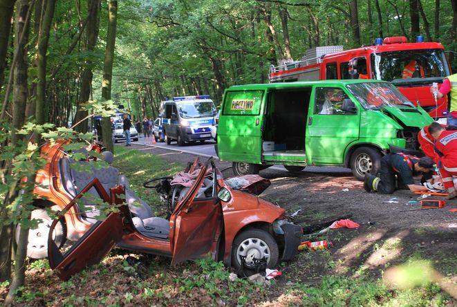 Śmiertelny wypadek na Mikołowskiej, źródło: KMP w Rybniku