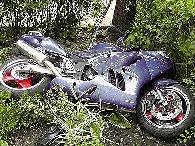 Wypadek na ul. Lompy. Ranny motocyklista, KMP w Rybniku