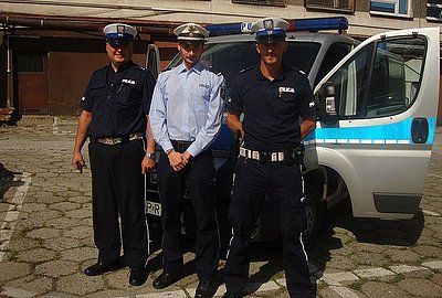 Policjant z Niemiec szkolił się w rybnickiej komendzie, KMP w Rybniku