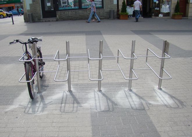 Tak wyglądają nowe stojaki na rowery, 