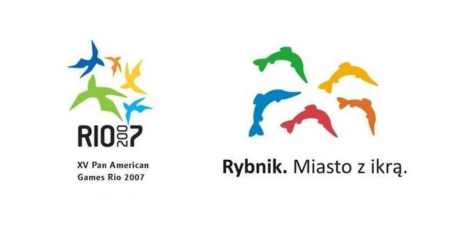 Tak wygląda logo igrzysk panamerykańskich i miasta Rybnika.